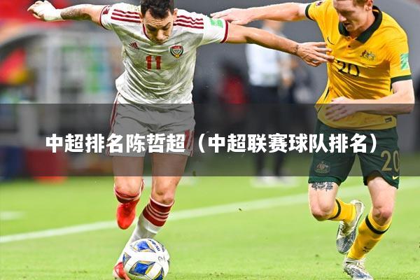 中超排名陈哲超（中超联赛球队排名）