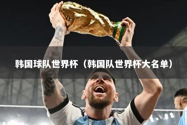 韩国球队世界杯（韩国队世界杯大名单）